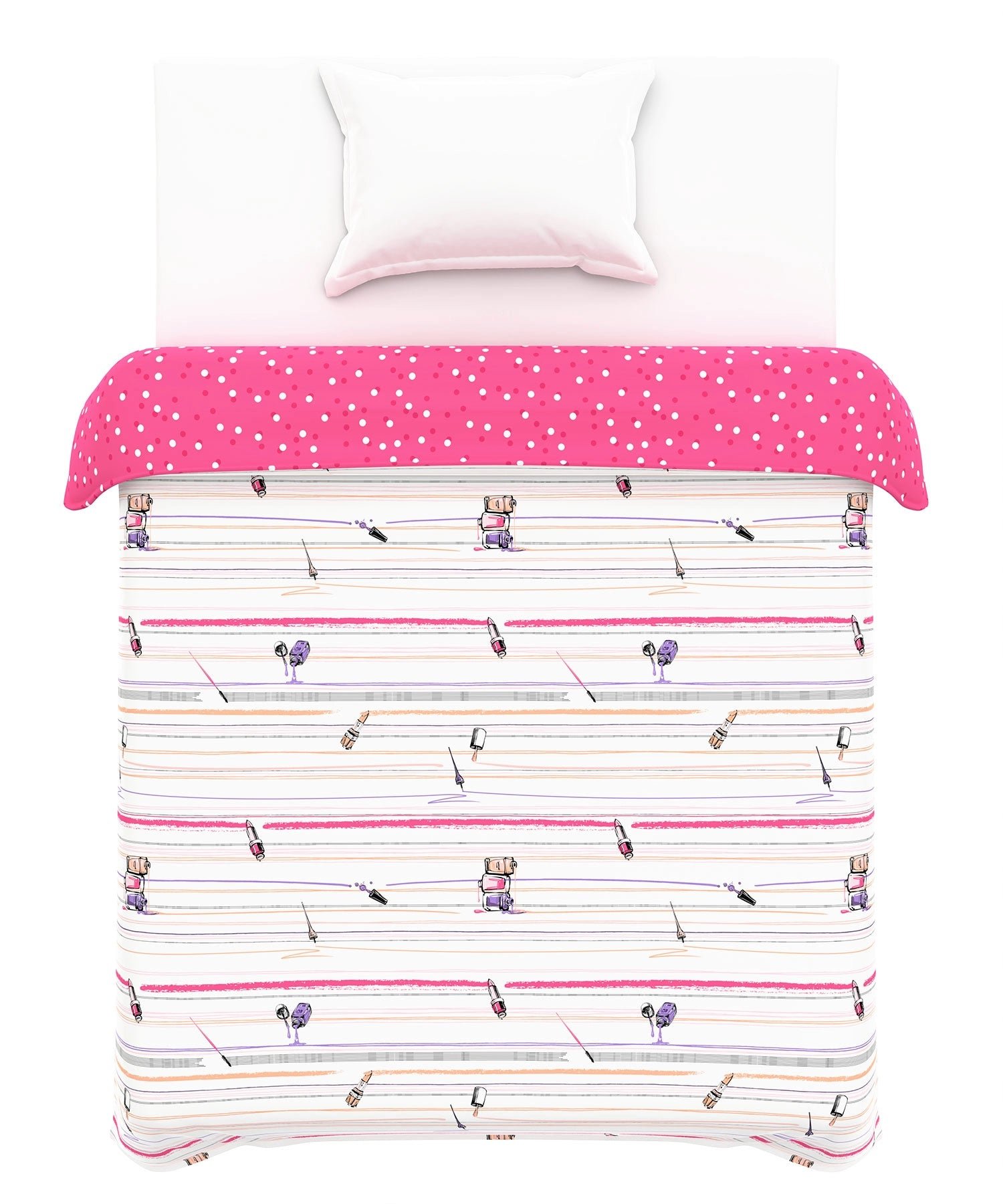 Juniors Single AC Comforter, Slumber Party|144 TC Cotton - Image 5