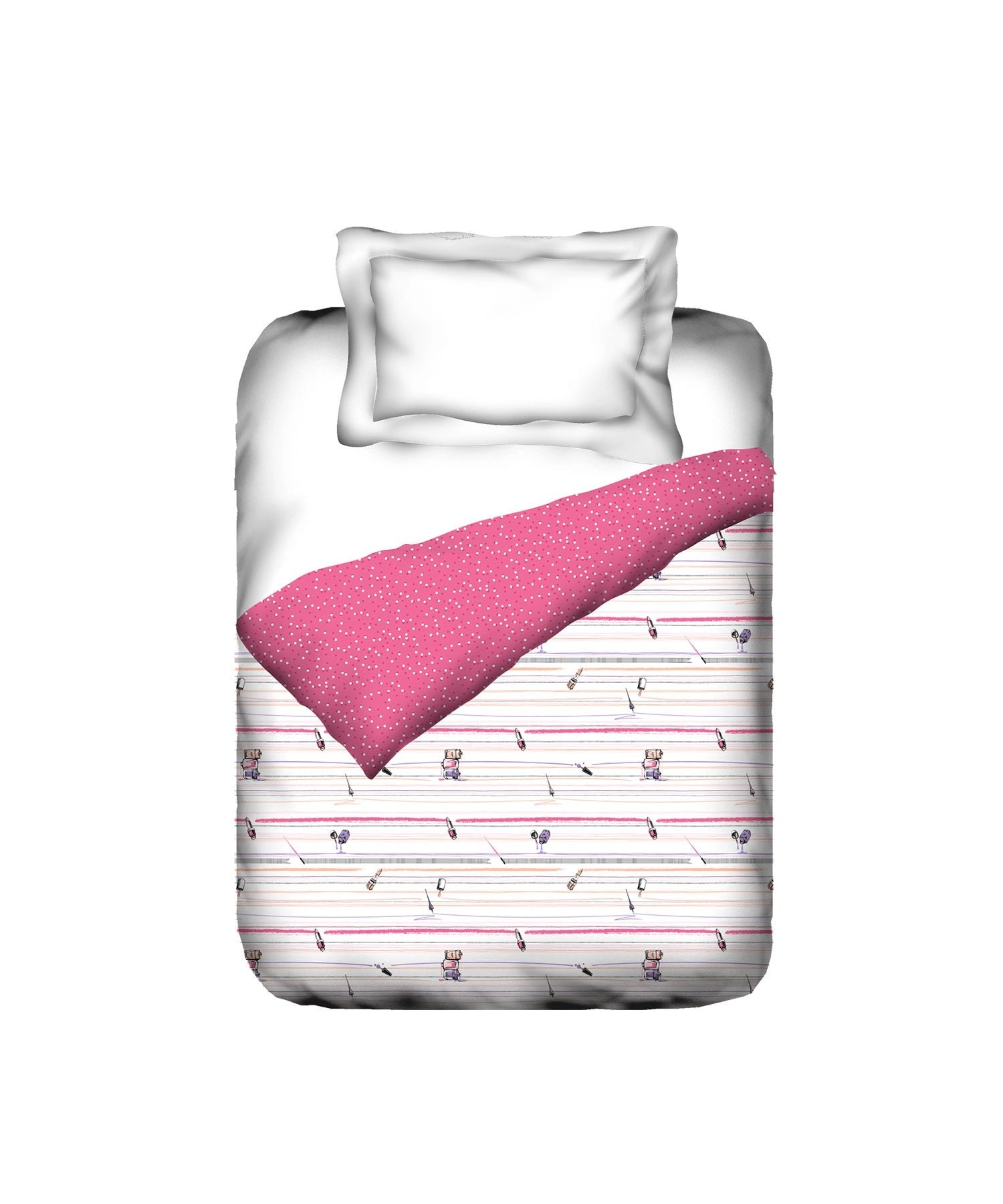 Juniors Single AC Comforter, Slumber Party|144 TC Cotton - Image 3