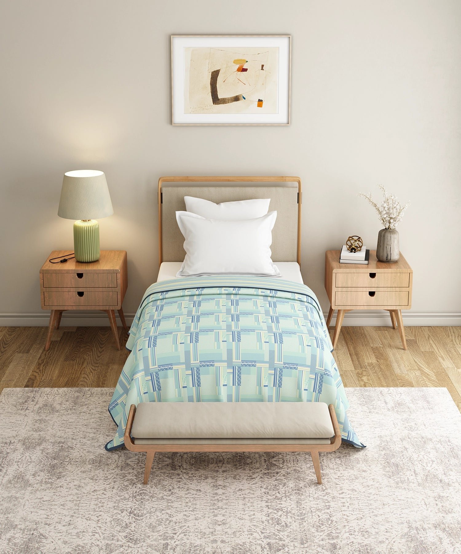 Everyday Single Dohar, Mazikien|95 GSM Micro Polyester|Reversible - Image 2