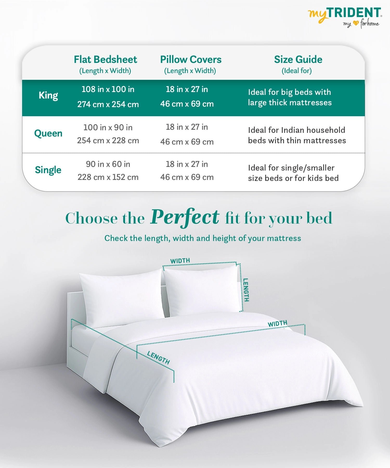 Soft Comfort King Bedsheet Set, CHARLOTTE | 180 TC Cotton|2 Pillow Covers - Image 8